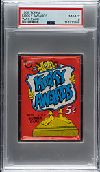 1968 Topps "Kooky Awards" Unopened Wax Pack PSA NM-MT 8