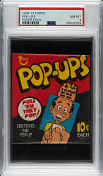 1968-1971 Topps "Pop-Ups" Unopened Paper Pack PSA NM-MT 8