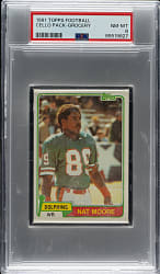 1981 Topps Football Grocery Cello Pack PSA NM-MT 8