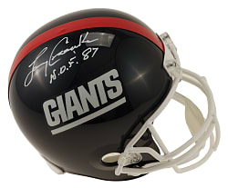 Larry Csonka Signed New York Giants Full-Size Throwback Helmet with "HOF 87" Inscription - PSA/DNA
