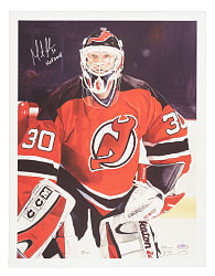 Martin Brodeur Signed Limited-Edition Print by James Fiorentino with "HOF 2018" Inscription - PSA/DNA