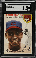 1954 Topps #94 Ernie Banks Rookie SGC FAIR 1.5