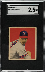 1949 Bowman #46 Robin Roberts Rookie SGC GOOD+ 2.5