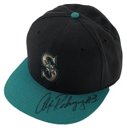 1994 Alex Rodriguez Seattle Mariners Signed Game-Used Cap - First Major League Season!