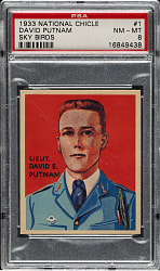 1933-1934 R136 National Chicle "Sky Birds" #1 David Putnam PSA NM-MT 8
