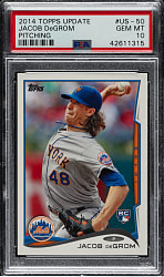 2014 Topps Update #US-50 Jacob DeGrom Rookie PSA GEM MINT 10