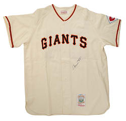 Willie Mays Signed San Francisco Giants Jersey - JSA