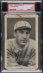 1923-1924 Exhibits Al Simmons Rookie PSA POOR 1 (MK)