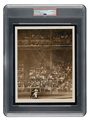 1961 Roger Maris Record Home Run #61 Original Associated Press Photograph PSA/DNA Type I - Never-Before-Seen Image!