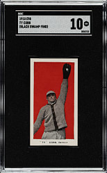 1910 E98 Anonymous "Set of 30" Ty Cobb SGC GEM MINT 10 - Red Background - Black Swamp Find - 1 of 2!