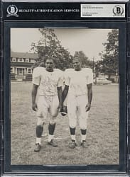 Ernie Davis and Curtis McClinton Signed Photograph - Beckett