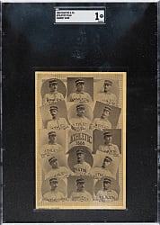 1888 Philadelphia Athletics Team Cabinet with Wilbert Robinson SGC POOR 1