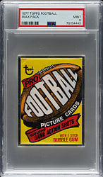 1977 Topps Football Unopened Wax Pack PSA MINT 9