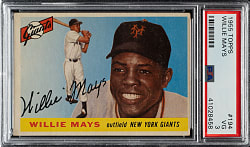 1955 Topps #194 Willie Mays PSA VG 3