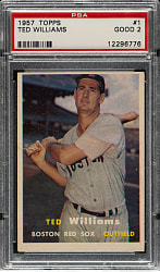 1957 Topps #1 Ted Williams PSA GOOD 2