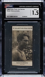 1922 Collection Felix Potin Celebrities Third Series Duke Kahanamoku CGC FAIR 1.5
