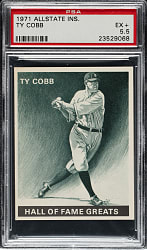 1971 Allstate Insurance Ty Cobb PSA EX+ 5.5