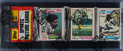 1982 Topps Football Unopened Rack Pack - Lawrence Taylor Rookie on Top - BBCE