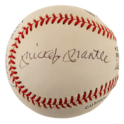 Mickey Mantle, Willie Mays, and Duke Snider Multi-Signed Baseball - JSA