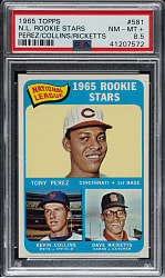 1965 Topps #581 Tony Perez Rookie PSA NM-MT+ 8.5