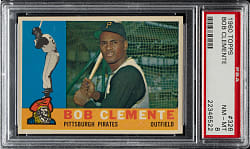 1960 Topps #326 Roberto Clemente PSA NM-MT 8