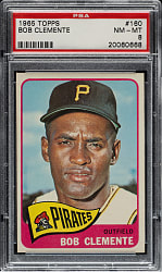 1965 Topps #160 Roberto Clemente PSA NM-MT 8