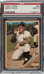 1962 Topps #88 Ralph Houk PSA MINT 9