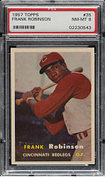 1957 Topps #35 Frank Robinson Rookie PSA NM-MT 8