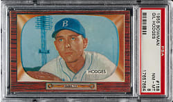 1955 Bowman #158 Gil Hodges PSA NM-MT 8