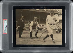 1943 Babe Ruth Original ACME Newspictures Photograph PSA/DNNA Type I - War Bond Game