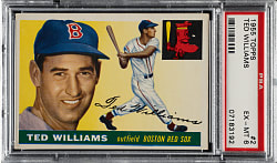 1955 Topps #2 Ted Williams PSA EX-MT 6