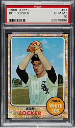 1968 Topps #51 Bob Locker PSA GEM MINT 10
