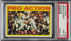 1972 Topps Football #128 Roman Gabriel In Action PSA GEM MINT 10