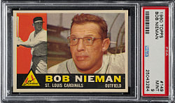 1960 Topps #149 Bob Nieman PSA MINT 9