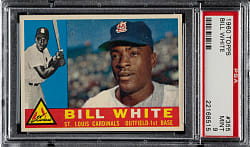 1960 Topps #355 Bill White PSA MINT 9