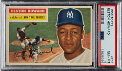 1956 Topps #208 Elston Howard PSA NM-MT 8