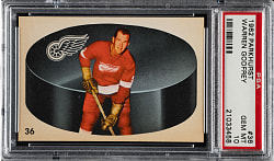 1962-1963 Parkhurst Hockey #36 Warren Godfrey PSA GEM MINT 10