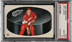 1962-1963 Parkhurst Hockey #35 Len Lunde PSA GEM MINT 10