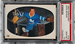 1962-1963 Parkhurst Hockey #16 John Bower PSA GEM MINT 10