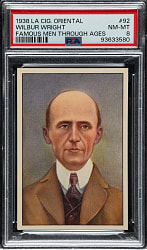 1938 La Cig Oriental #92 Wilbur Wright PSA NM-MT 8