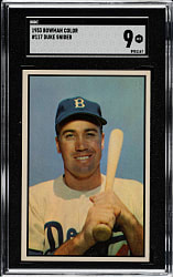 1953 Bowman Color #117 Duke Snider SGC MINT 9 - 1 of 3 - Highest Graded!