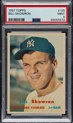 1957 Topps #135 Bill Skowron PSA MINT 9