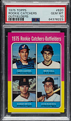 1975 Topps #620 Gary Carter Rookie PSA GEM MINT 10