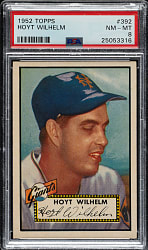 1952 Topps #392 Hoyt Wilhelm PSA NM-MT 8