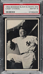 1953 Bowman #39 Casey Stengel PSA NM-MT 8