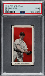 1910 E98 Anonymous "Set of 30" Fred Clarke PSA MINT 9