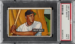 1951 Bowman #305 Willie Mays Rookie PSA NM 7