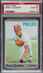 1970 Topps #6 Grant Jackson PSA GEM MINT 10