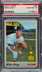 1970 Topps #39 Mike Nagy PSA GEM MINT 10
