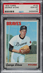 1970 Topps #122 George Stone PSA GEM MINT 10